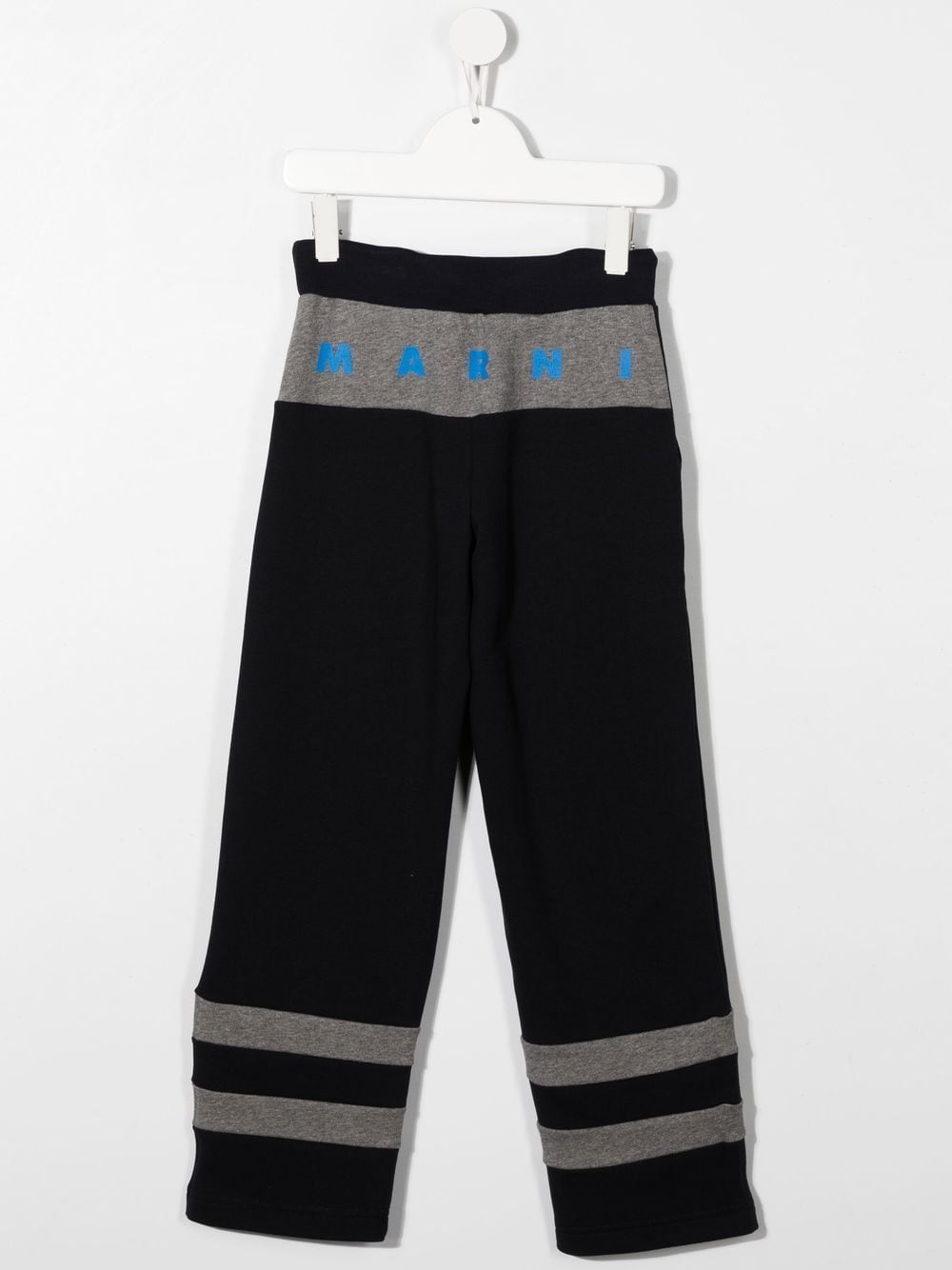 Marni Kids drawstring stripe-detail tracksuit bottoms - Blue von Marni Kids