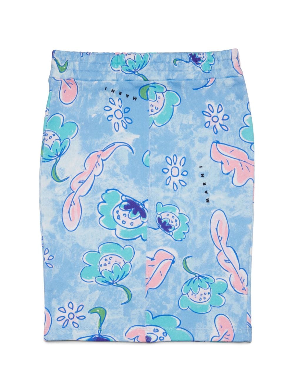 Marni Kids graphic-print skirt - Blue von Marni Kids