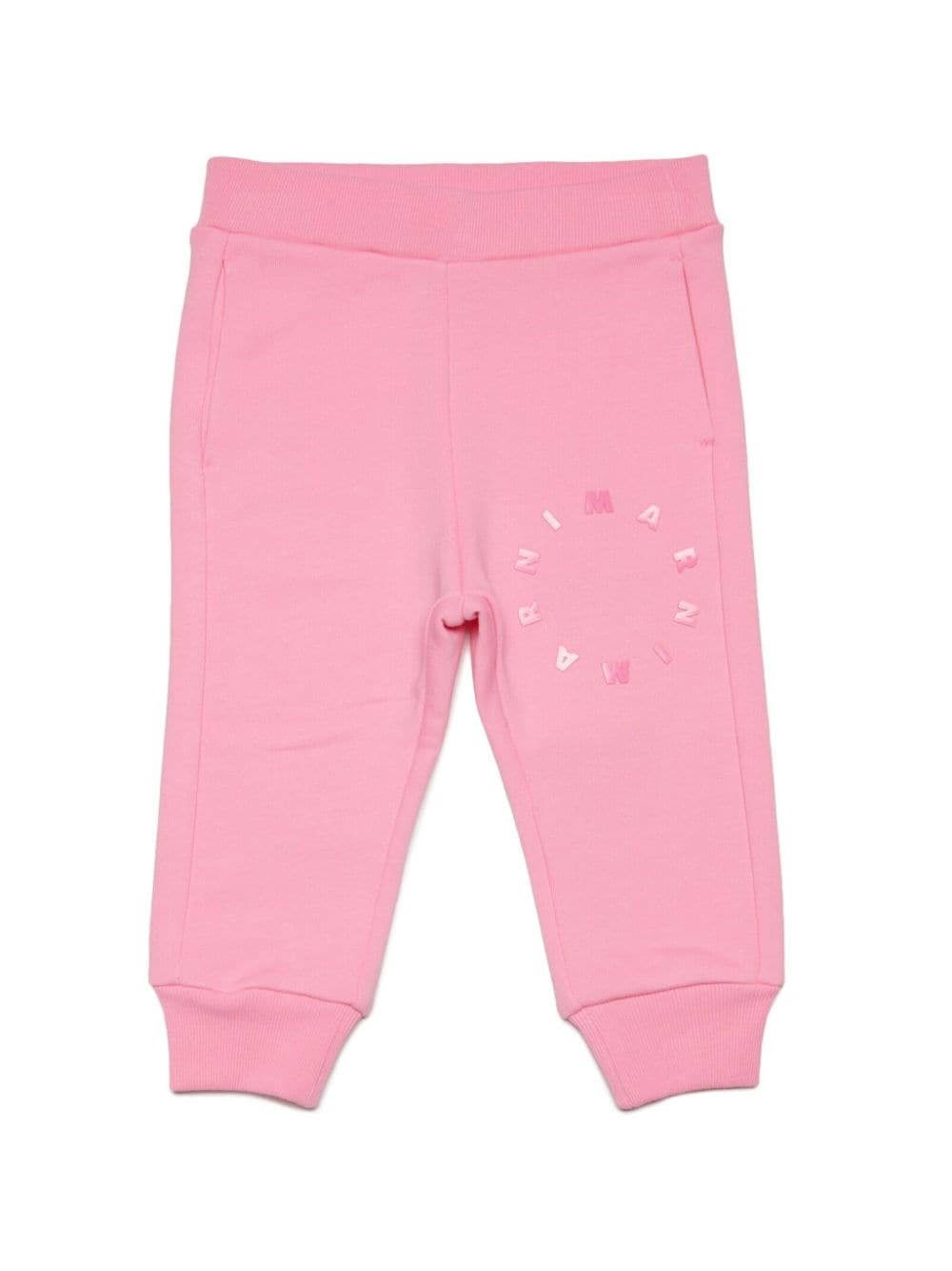 Marni Kids logo-embossed cotton track pants - Pink von Marni Kids