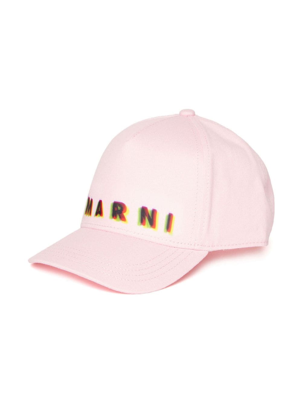 Marni Kids logo-print cotton cap - Pink von Marni Kids