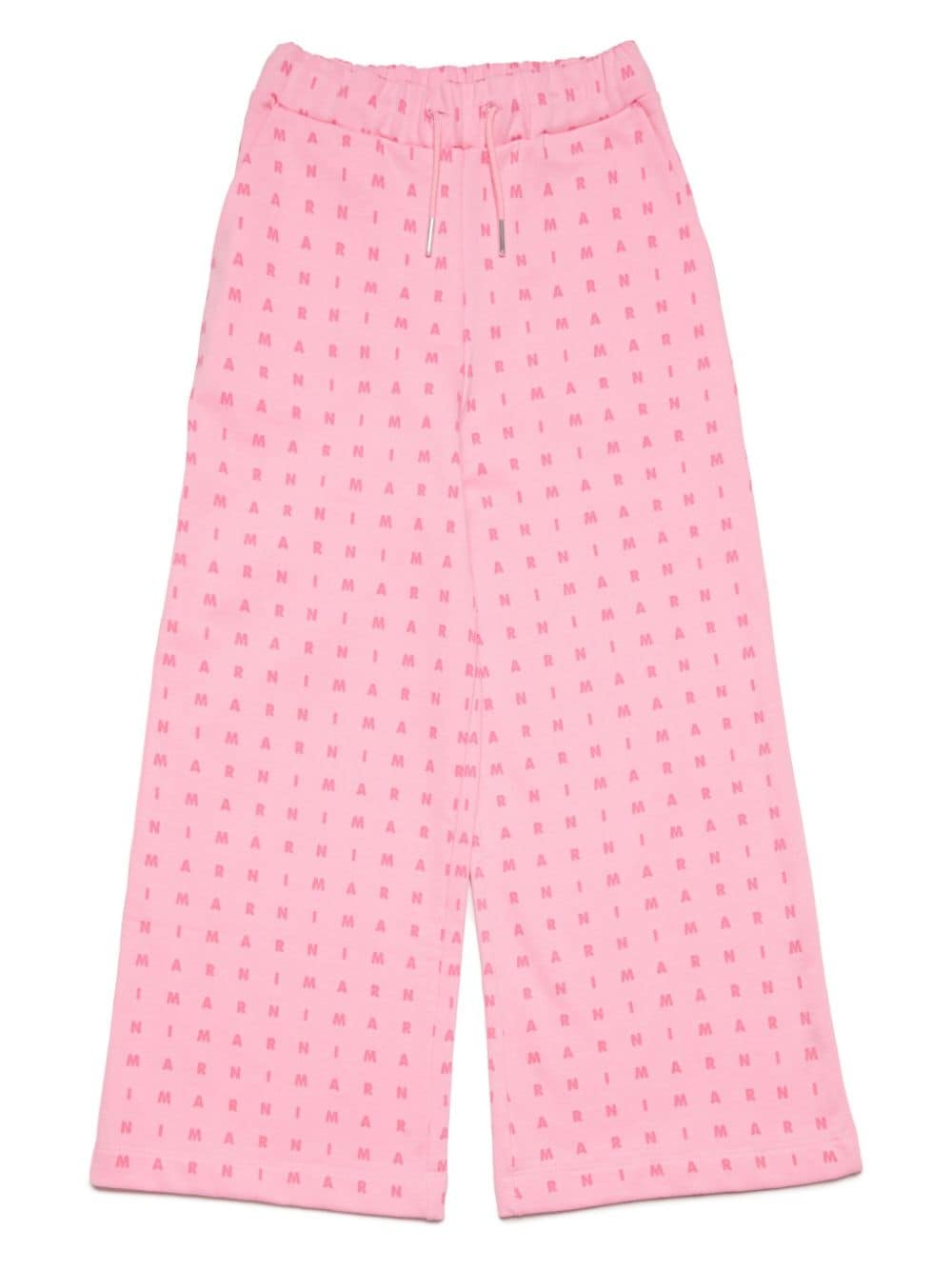 Marni Kids logo-print cotton track pants - Pink von Marni Kids