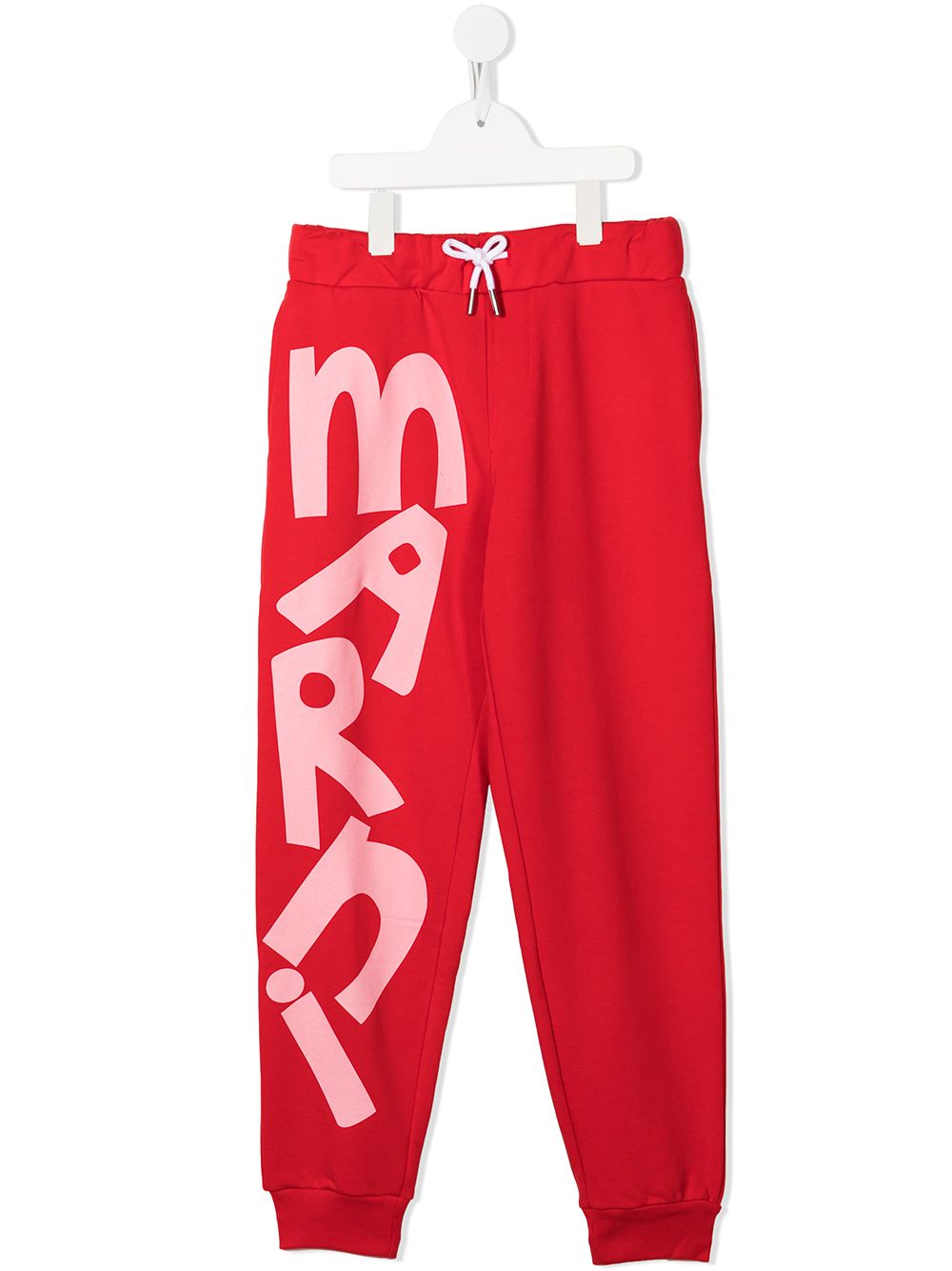 Marni Kids logo-print sweatpants - Red von Marni Kids