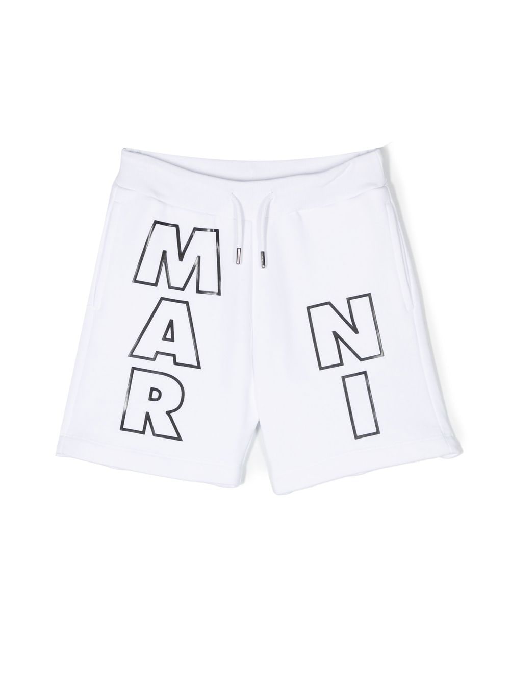 Marni Kids logo-print track shorts - White von Marni Kids