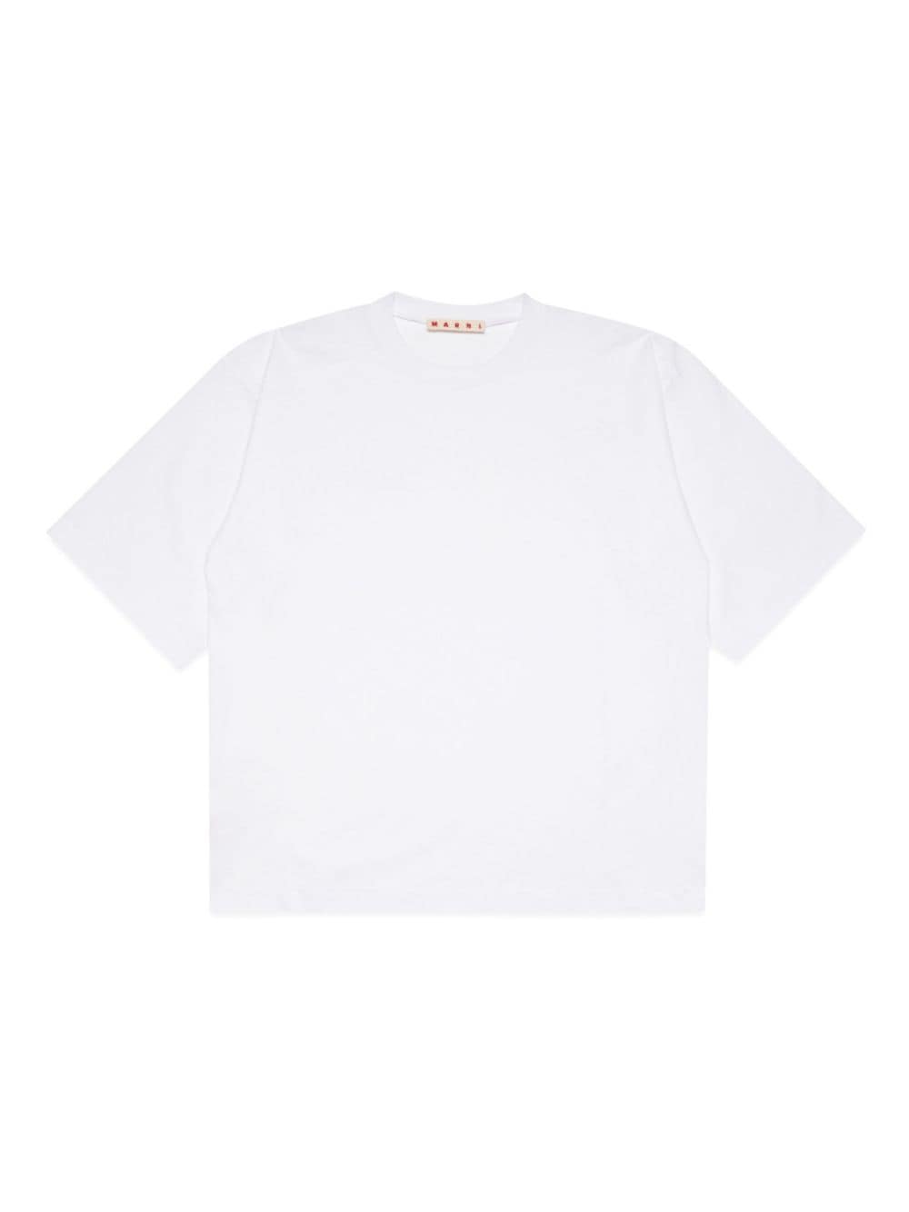 Marni Kids short-sleeve cotton T-shirt - White von Marni Kids