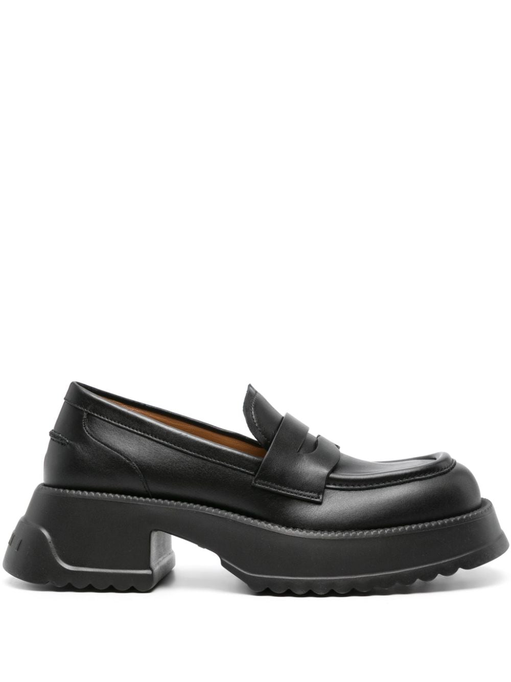 Marni 55mm leather loafers - Black von Marni