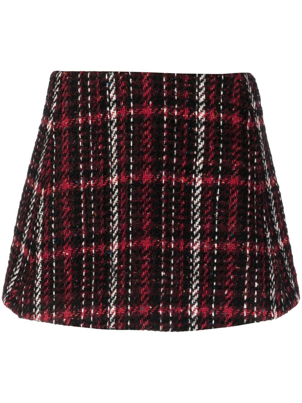 Marni A-line tweed miniskirt - Red von Marni