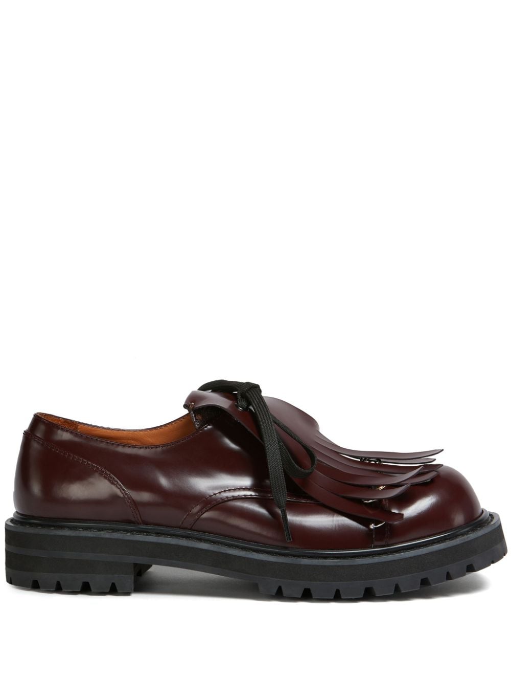 Marni Dada leather Derby shoes - Red von Marni