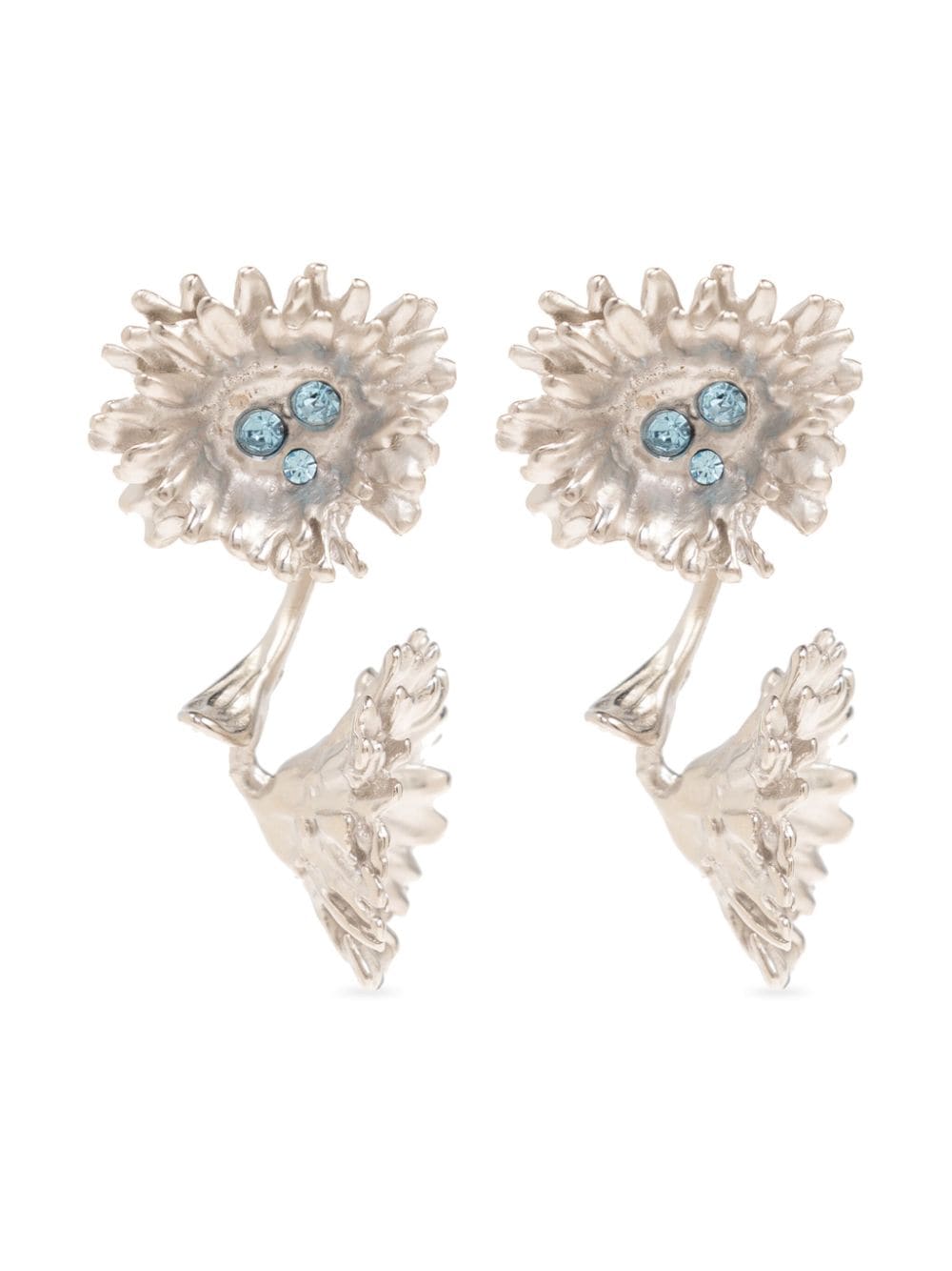 Marni Daisy crystal-embellishment earrings - Silver von Marni