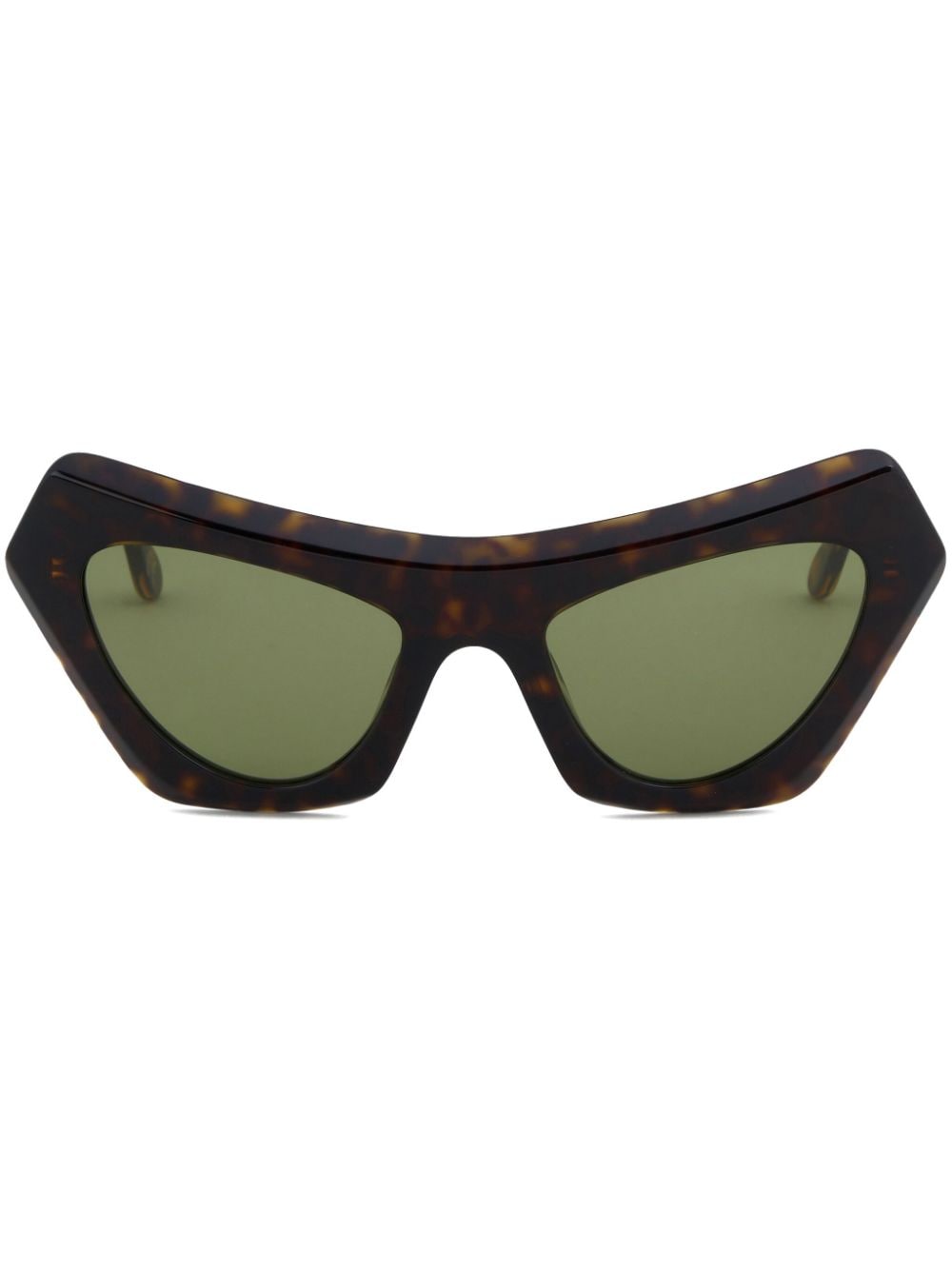 Marni Devil's Pool cat-eye sunglasses - Brown von Marni