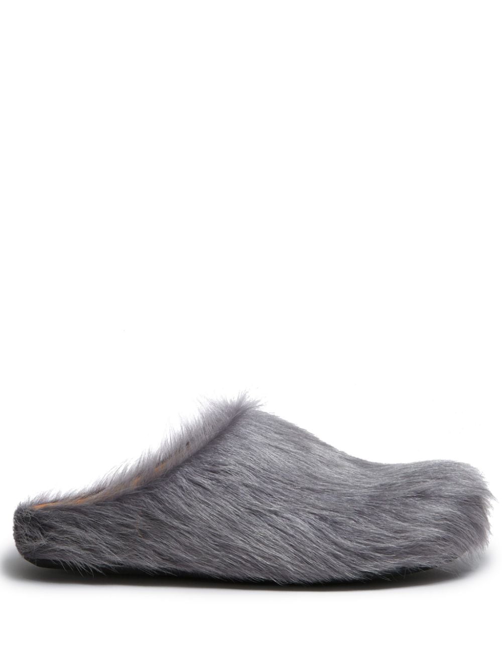 Marni Fussbet Sabot calf-hair slippers - Grey von Marni
