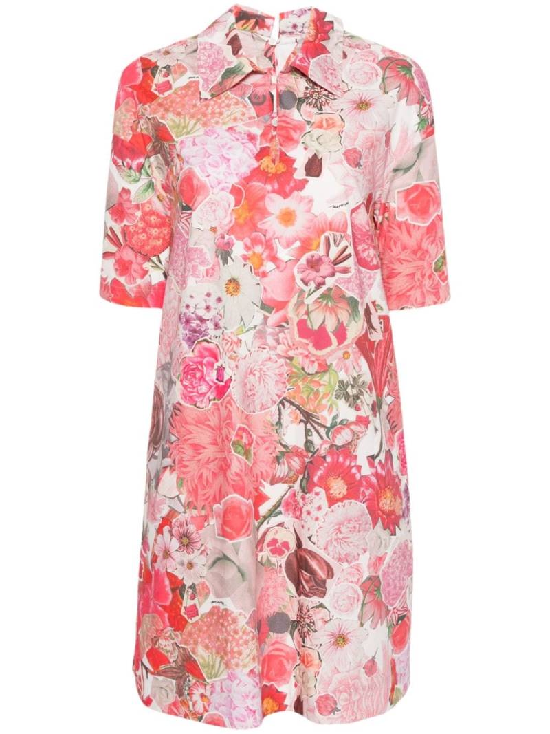 Marni Kleid floral-print cotton dress - Pink von Marni