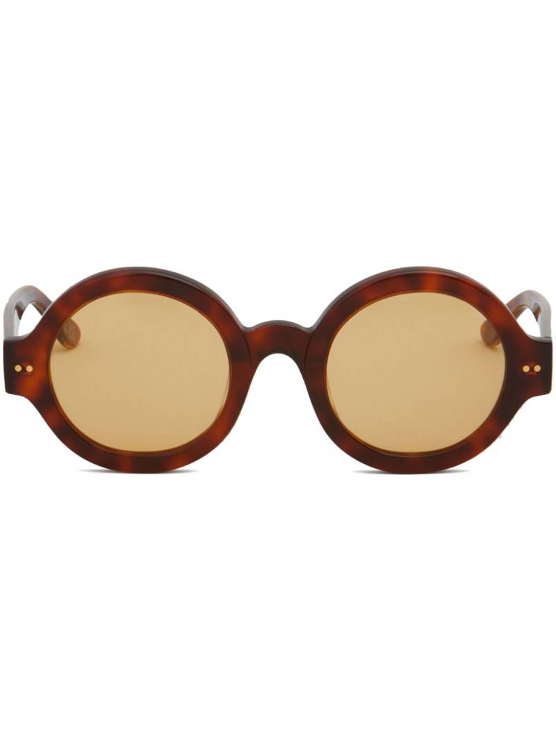Marni Nakagin Tower round-frame sunglasses - Brown von Marni