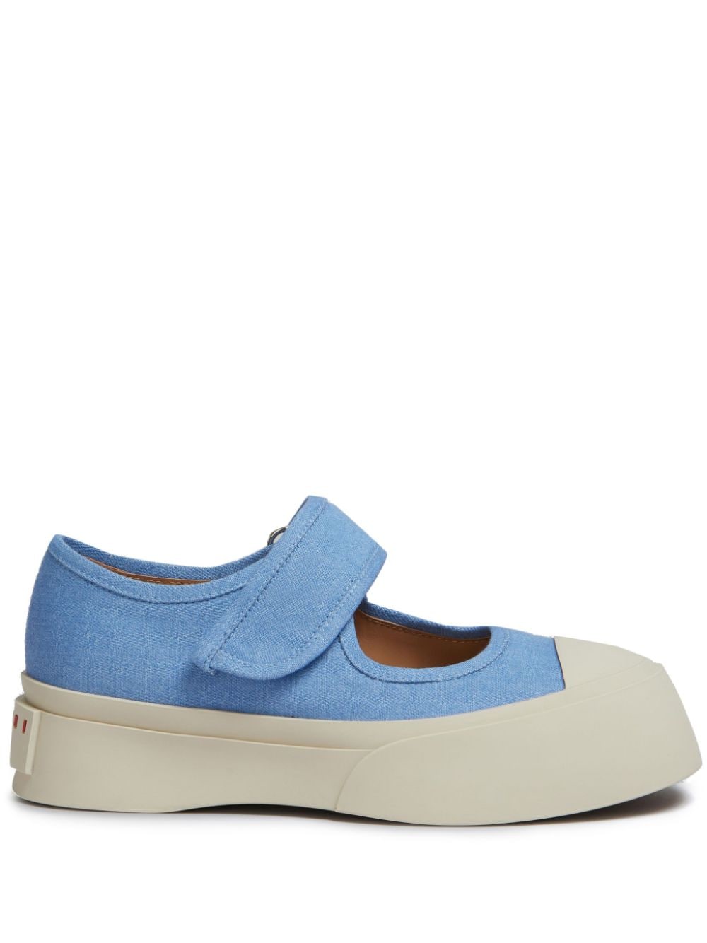 Marni Pablo Mary Jane denim sneakers - Blue von Marni