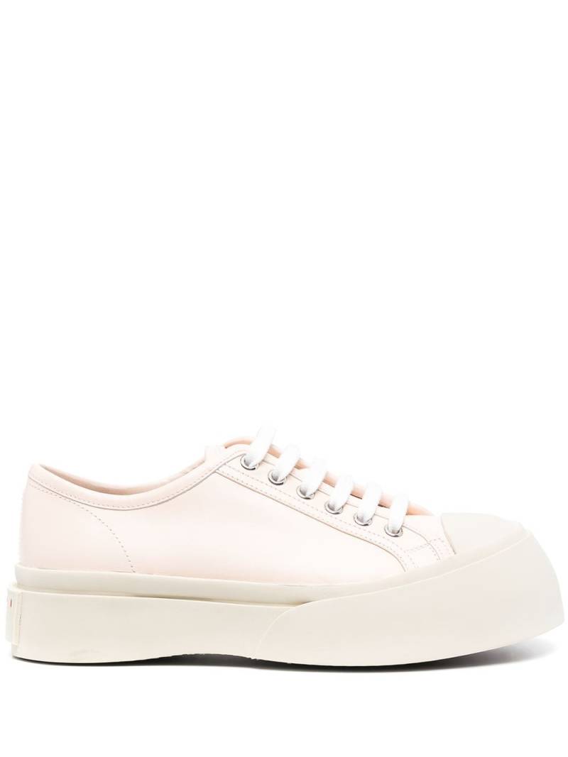 Marni Pablo lace-up leather sneakers - Pink von Marni