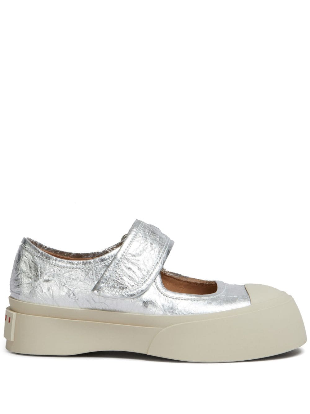 Marni Pablo leather Mary Janes - Grey von Marni