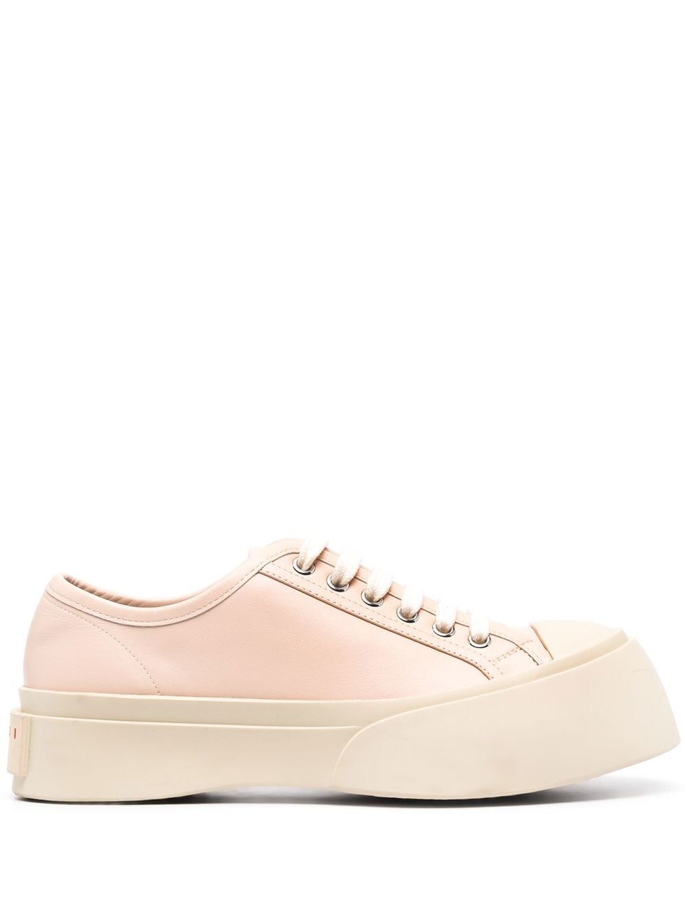 Marni Pablo leather flatform sneakers - Pink von Marni