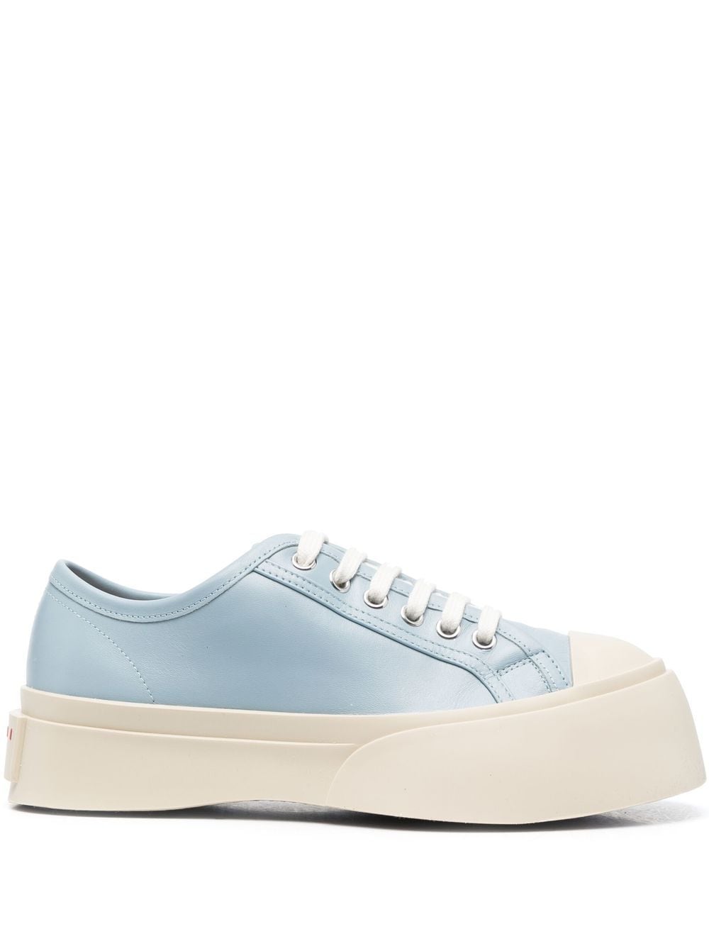 Marni Pablo leather low-top sneakers - Blue von Marni