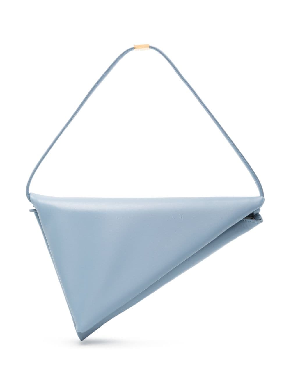 Marni Prisma leather triangle bag - Blue von Marni