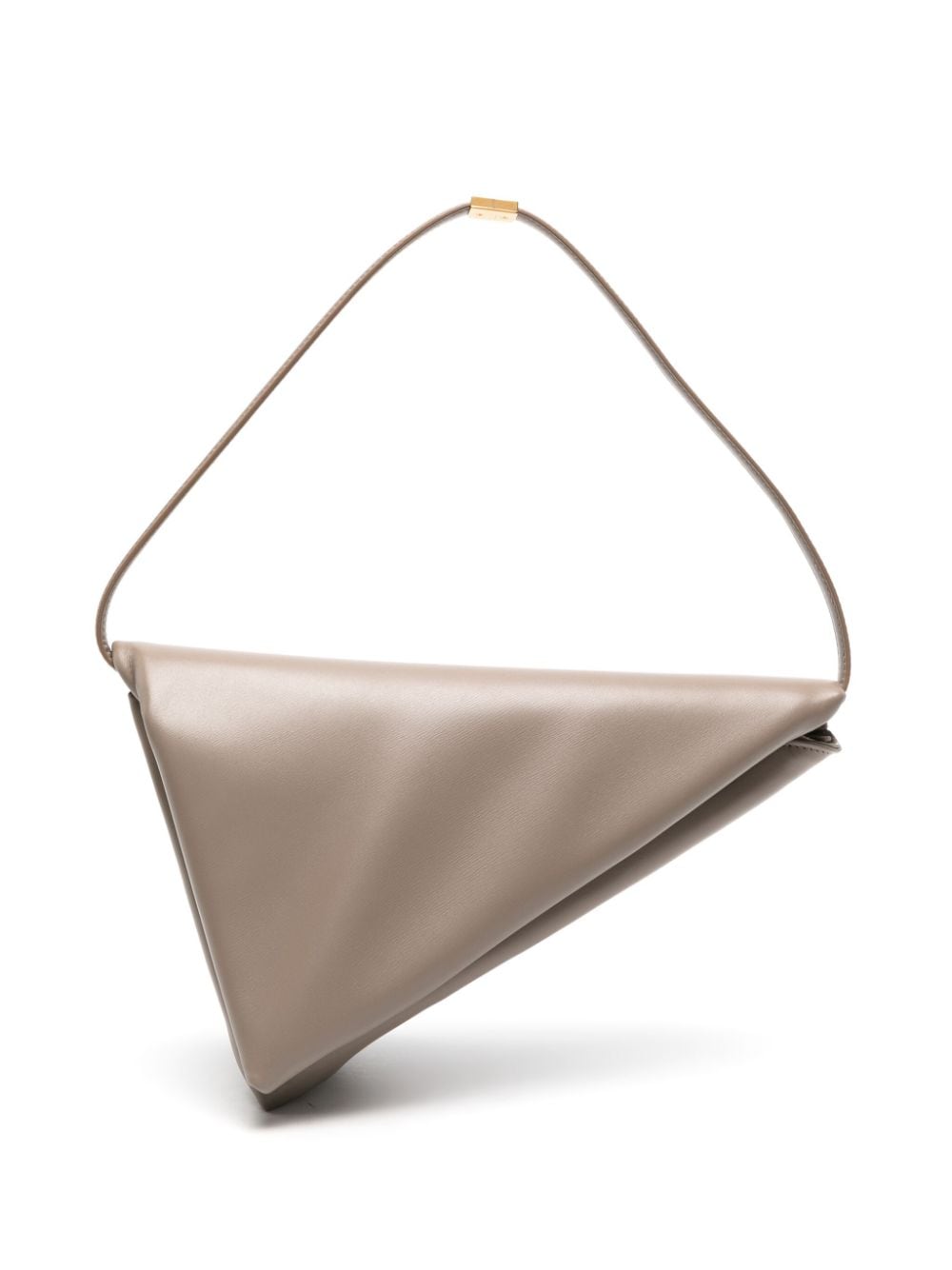 Marni Prisma leather triangle bag - Neutrals von Marni