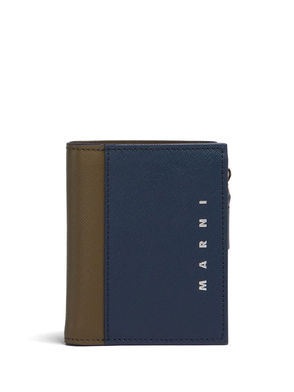 Marni bi-fold leather wallet - Blue von Marni