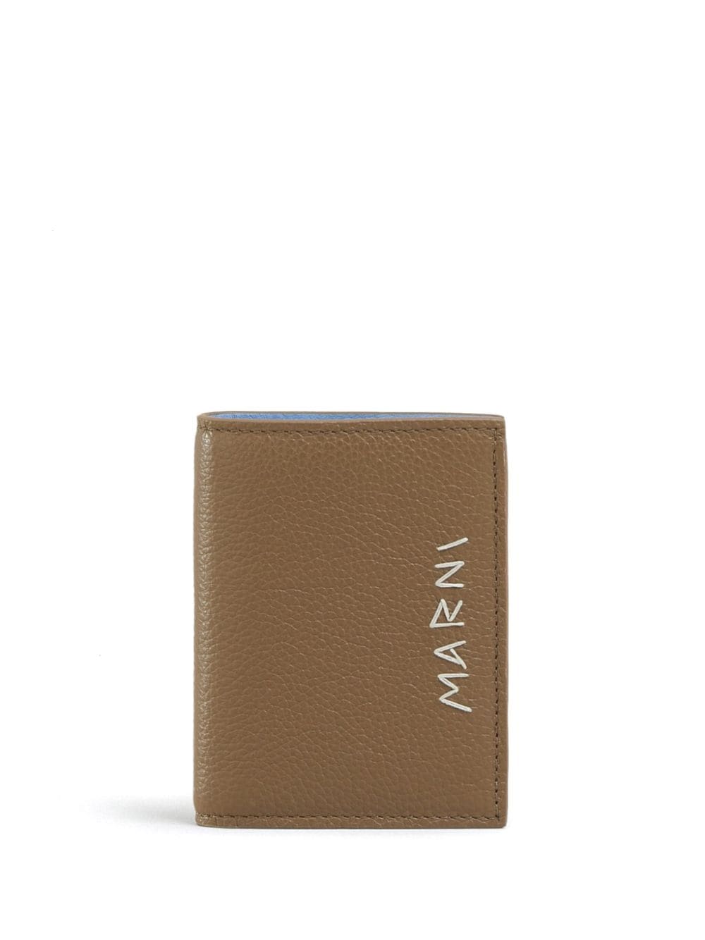 Marni bi-fold leather wallet - Brown von Marni