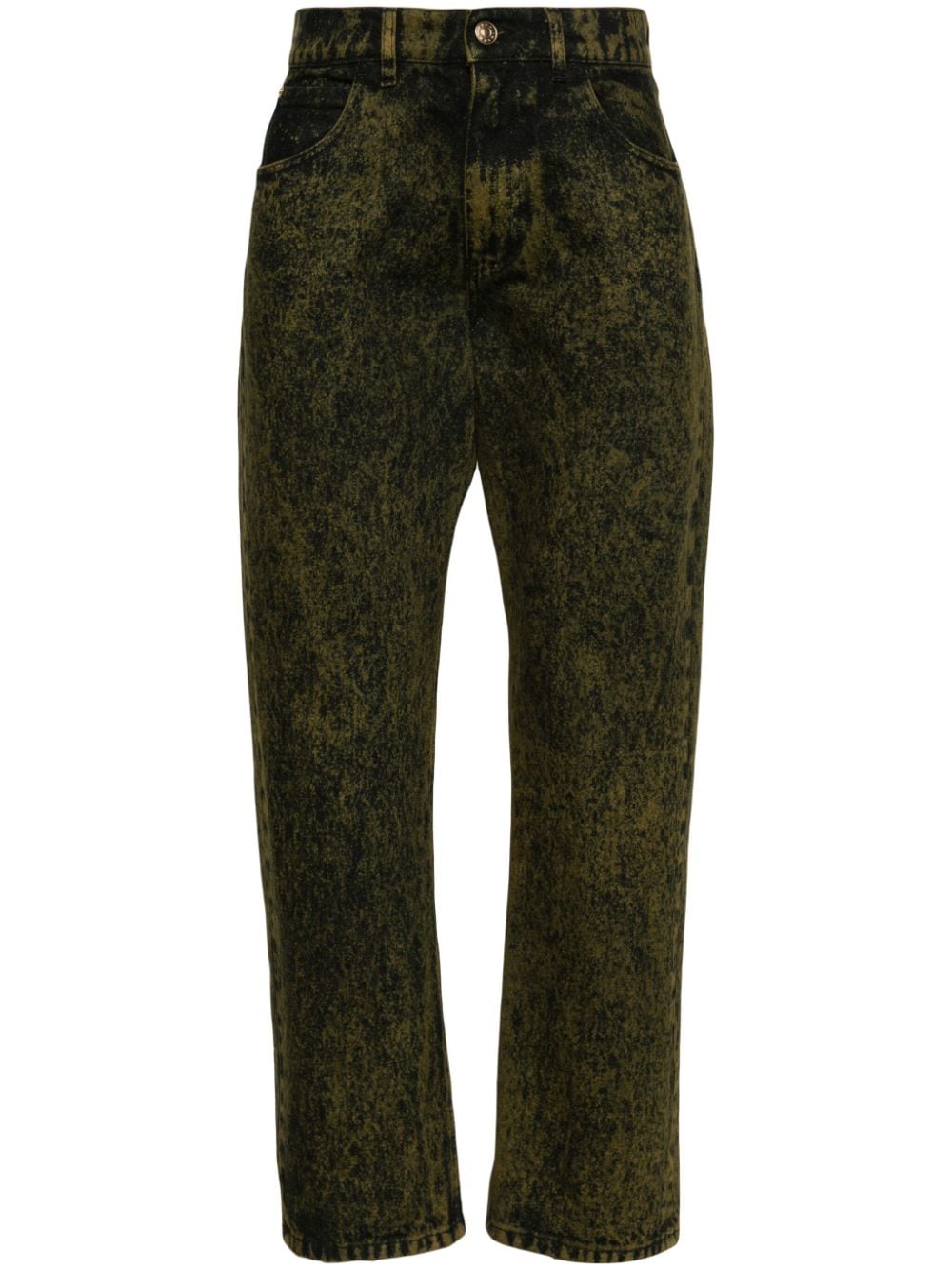 Marni bleach-wash straight-leg jeans - Black von Marni