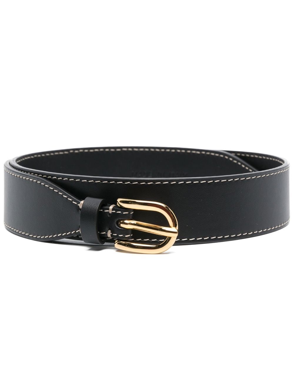 Marni buckled leather belt - Black von Marni