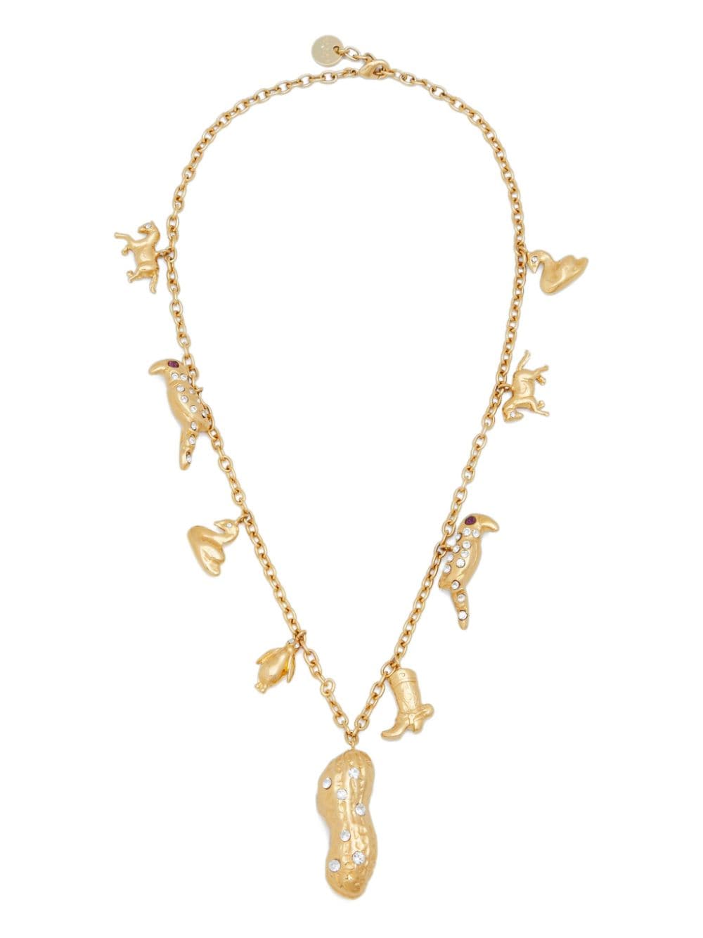 Marni charm-detail chain necklace - Gold von Marni