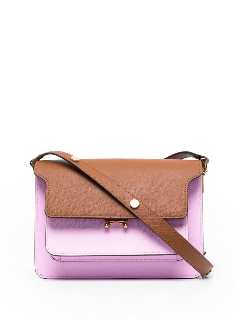 Marni colour-block Trunk crossbody bag - Pink von Marni