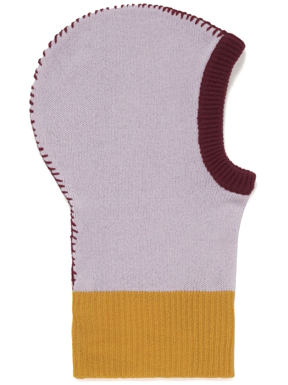 Marni colour-block cashmere balaclava - Grey von Marni