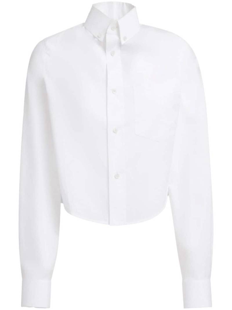 Marni cropped cotton shirt - White von Marni