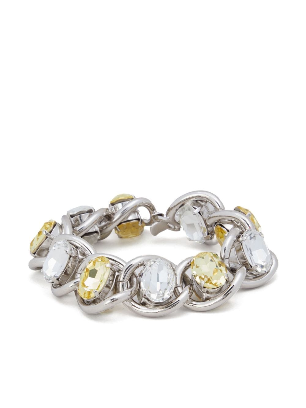 Marni crystal-embellished chain bracelet - Silver von Marni