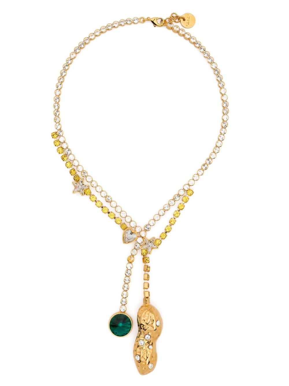 Marni double-pendant necklace - Gold von Marni