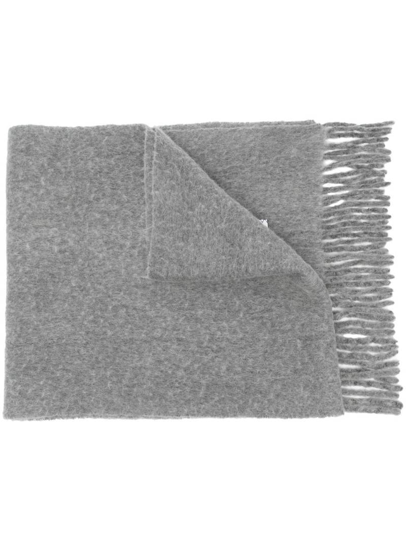 Marni fringe-detail scarf - Grey von Marni