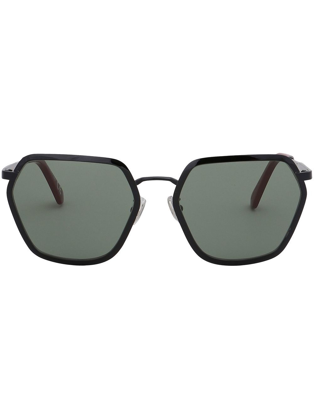 Marni geometric-frame detail sunglasses - Black von Marni
