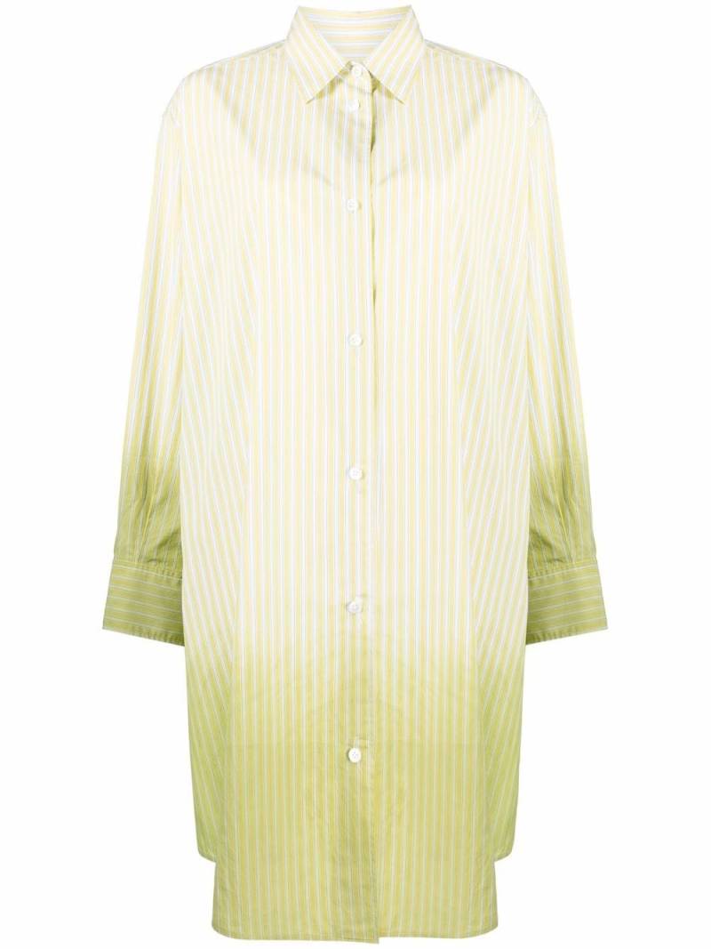 Marni gradient high-low hem shirt - Yellow von Marni