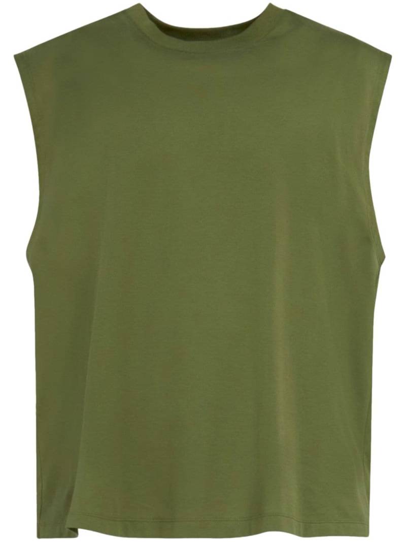 Marni graphic-print cotton tank top - Green von Marni