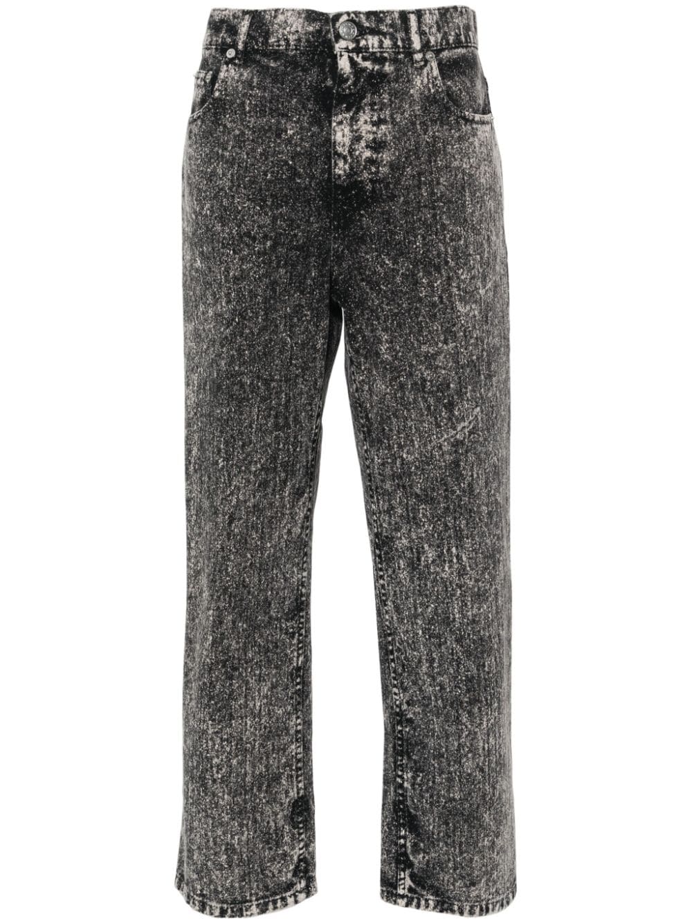 Marni high-rise straight-leg jeans - Black von Marni