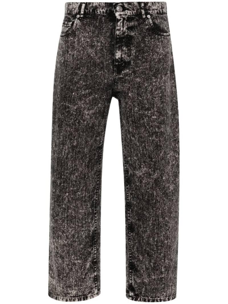 Marni high-rise tapered cropped jeans - Black von Marni