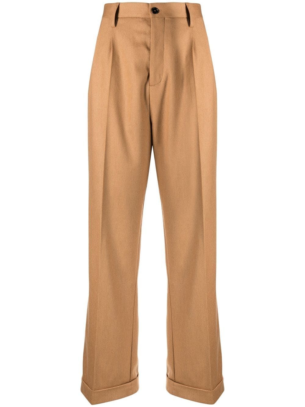 Marni high-waisted wide-leg trousers - Brown von Marni