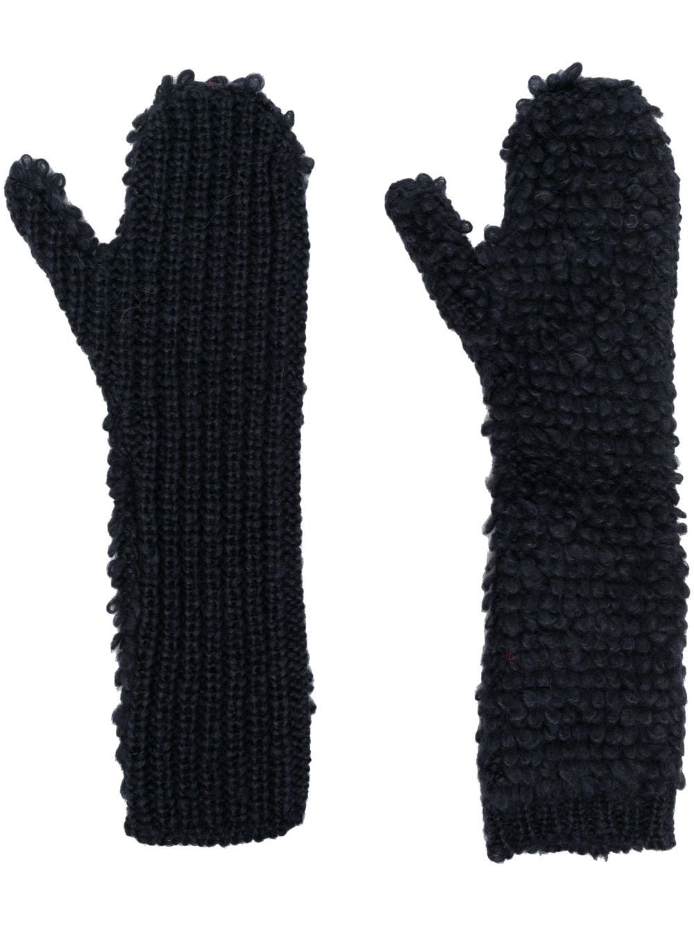 Marni knitted slip-on gloves - Blue von Marni