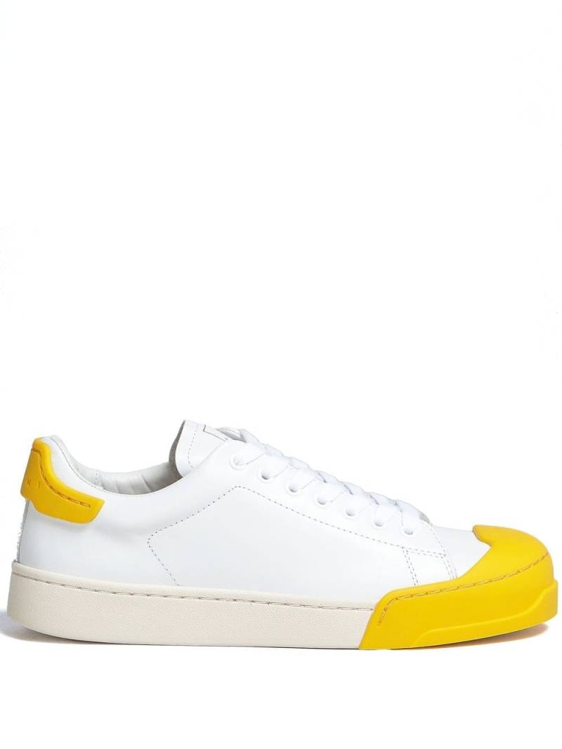 Marni lace-up panelled sneakers - White von Marni