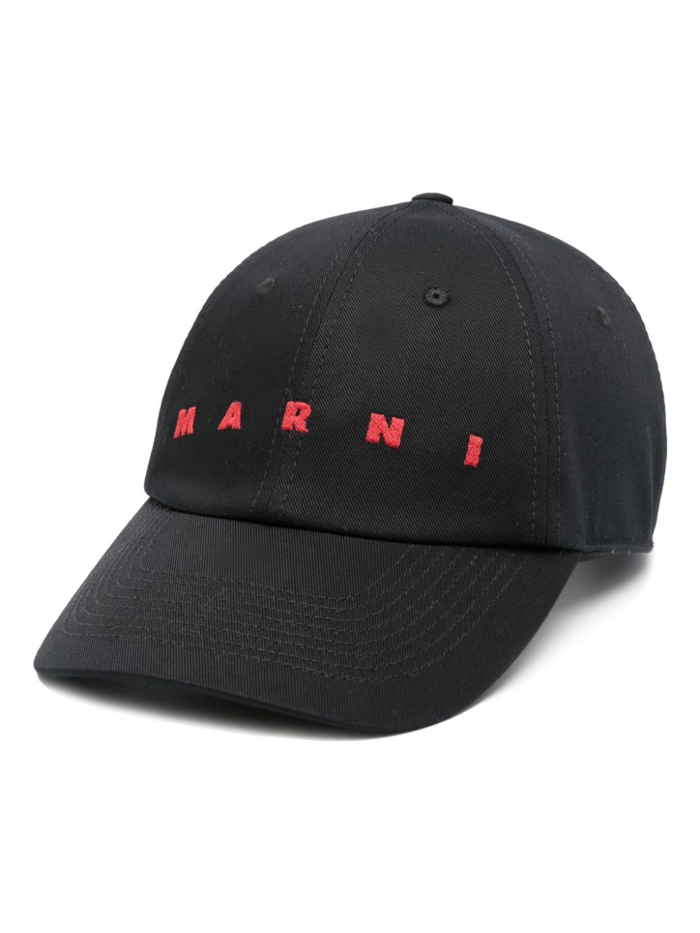 Marni logo-embroidered baseball cap - Black von Marni