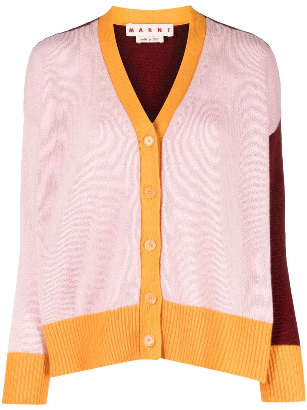 Marni logo-embroidered cashmere cardigan von Marni