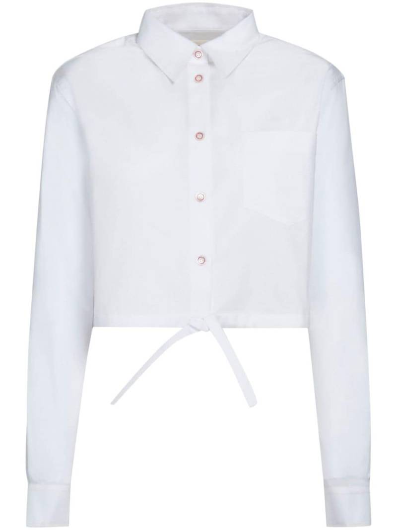 Marni cropped poplin shirt - White von Marni