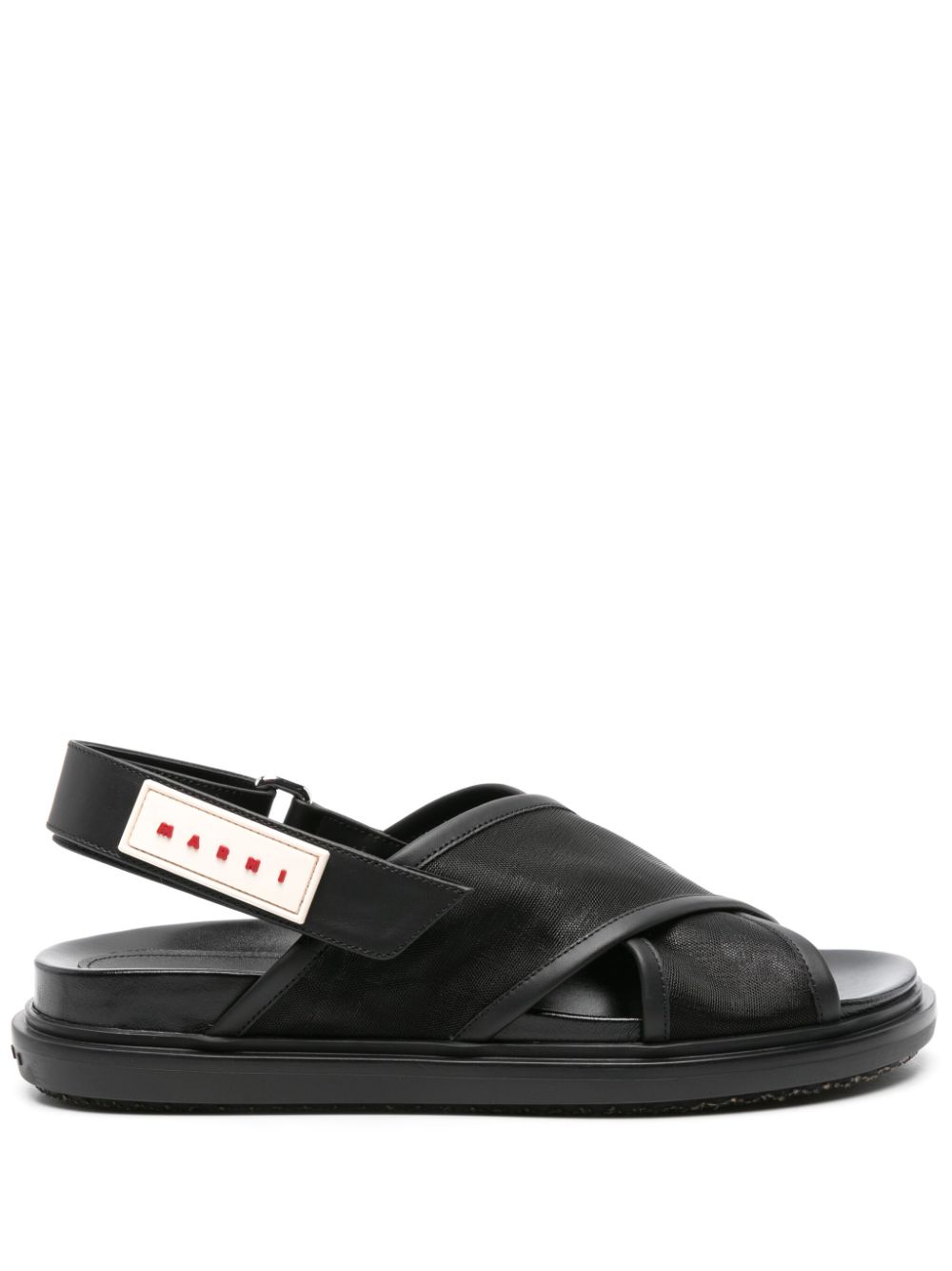 Marni Fussbett slingback sandals - Black von Marni