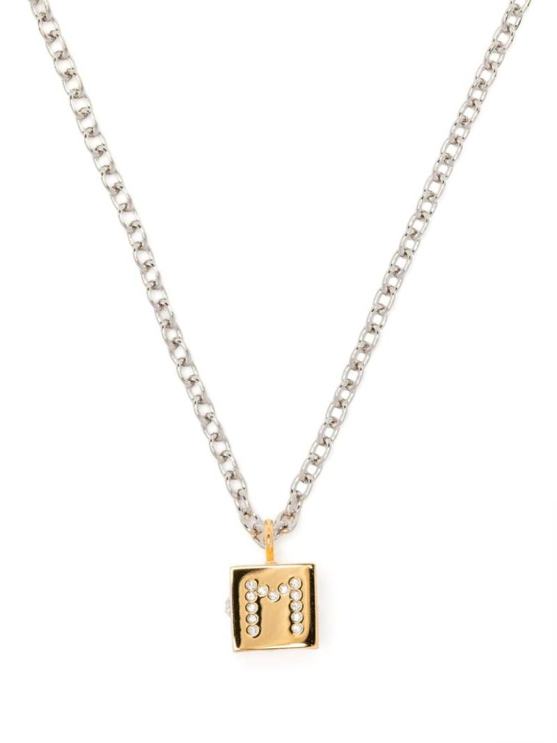 Marni logo-pendant chain necklace - Gold von Marni
