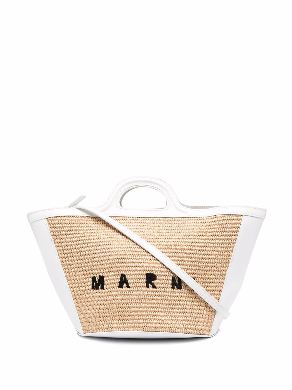Marni Tropicalia logo-embroidered tote bag - Neutrals von Marni