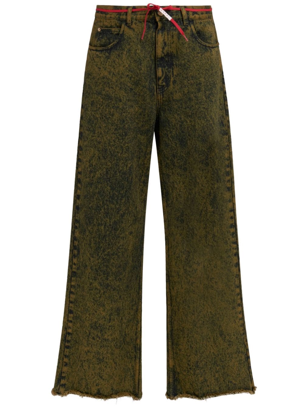Marni mid-rise wide-leg jeans - Brown von Marni
