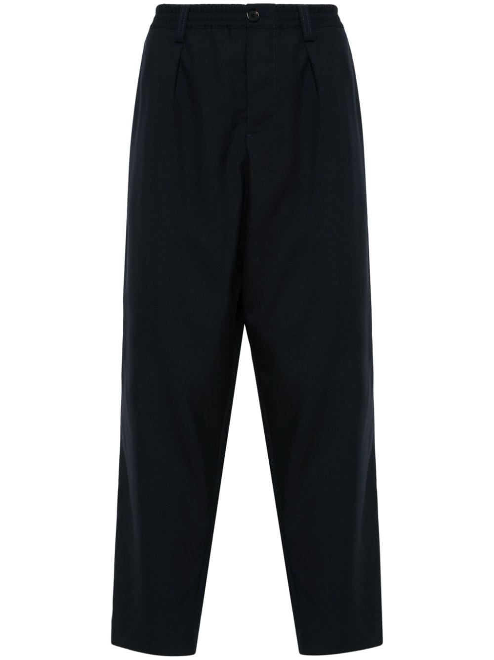 Marni pleat-detail tapered trousers - Blue von Marni